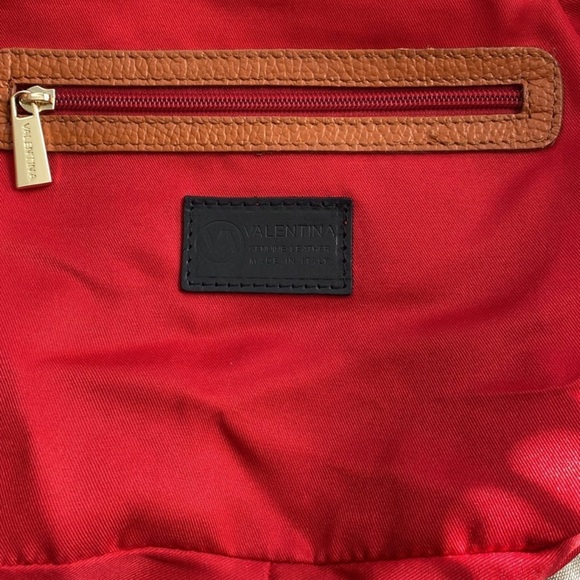 Valentina Tradizione Italiana Convertible Orange Bag/Backpack - Picture 12 of 12